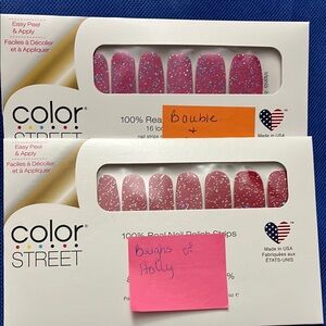 Color Street Nail Polish Strips - Bauble and Boughs of Holly